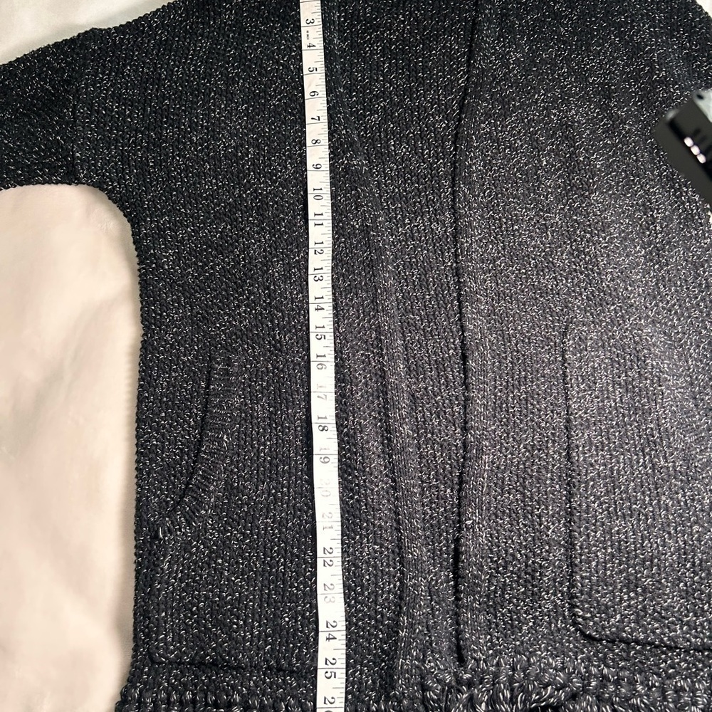Madewell Dark Gray Open-Front Cardigan - Picture 6 of 8